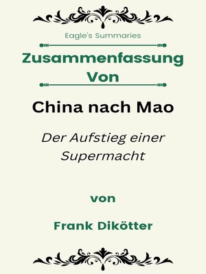 cover image of Zusammenfassung Von China nach Mao